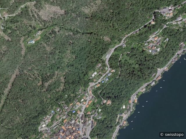 Luftbild Ronco sopra Ascona