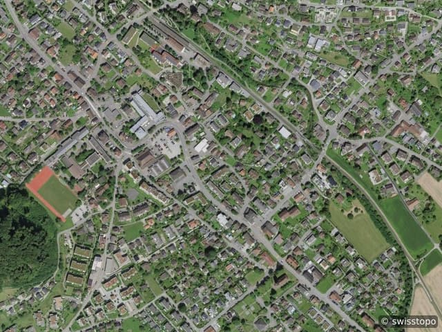 Luftbild Weierwandweg 10, Gränichen