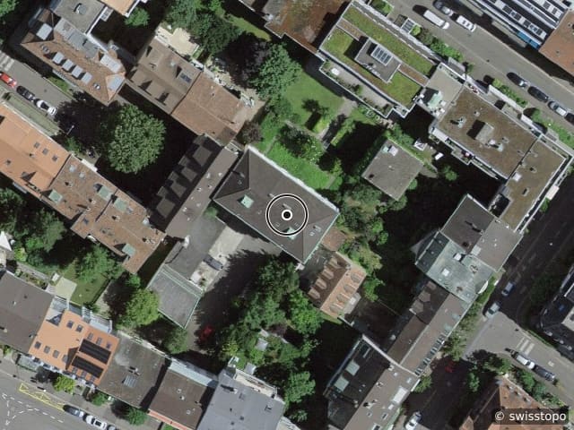 Luftbild Hegenheimerstrasse 72, Basel
