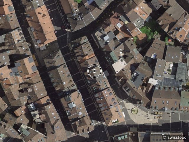Luftbild Grand-Rue 7, Neuchâtel