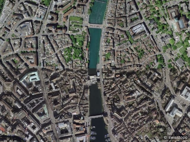 Luftbild Zürich
