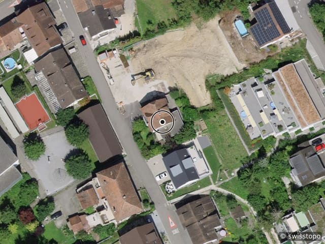 Luftbild Rennweg 22, Würenlingen