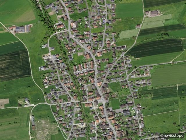Luftbild: das Gebiet
